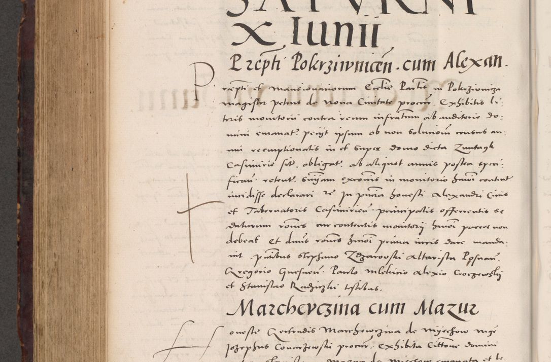 Zdjęcie nr 838 dla obiektu archiwalnego: Acta actorum causarum, sentenciarum tam diffinitivarum quam interloquutoriarum, decretorum, obligationum, quietationum et constitucionum procuratorum coram reverendo domino Bartholomeo Ganthkowski cancellario Gnesnensi, archidiacono et reverendissimi in Christo patris domini Andree Dei gratia episcopi Cracoviensis vicario in spiritualibus generali Cracoviensi ad annum Domini millesimum quingentesimum quingentesimum secundum, cuius indictio decima, pontificatus Julii pape tercii, annus tercius, foeliciter continuantur.