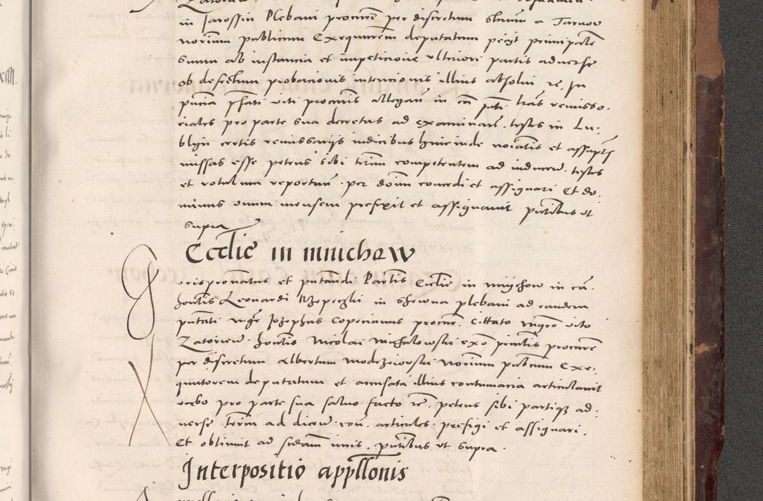 Zdjęcie nr 839 dla obiektu archiwalnego: Acta actorum causarum, sentenciarum tam diffinitivarum quam interloquutoriarum, decretorum, obligationum, quietationum et constitucionum procuratorum coram reverendo domino Bartholomeo Ganthkowski cancellario Gnesnensi, archidiacono et reverendissimi in Christo patris domini Andree Dei gratia episcopi Cracoviensis vicario in spiritualibus generali Cracoviensi ad annum Domini millesimum quingentesimum quingentesimum secundum, cuius indictio decima, pontificatus Julii pape tercii, annus tercius, foeliciter continuantur.