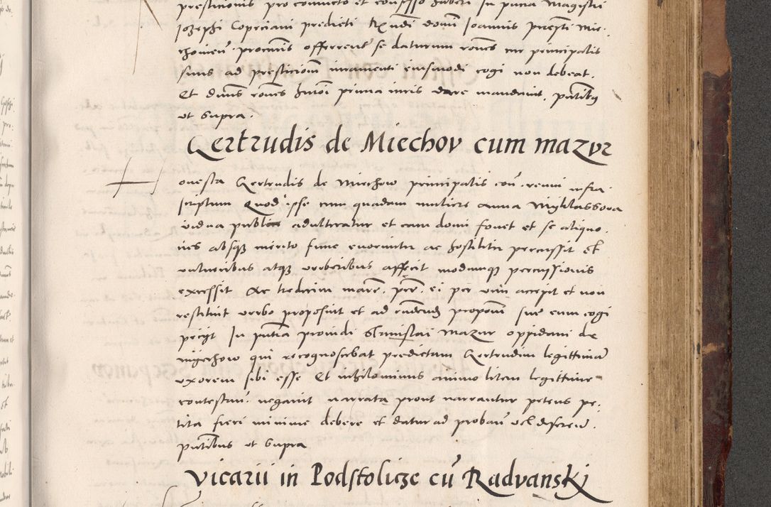 Zdjęcie nr 835 dla obiektu archiwalnego: Acta actorum causarum, sentenciarum tam diffinitivarum quam interloquutoriarum, decretorum, obligationum, quietationum et constitucionum procuratorum coram reverendo domino Bartholomeo Ganthkowski cancellario Gnesnensi, archidiacono et reverendissimi in Christo patris domini Andree Dei gratia episcopi Cracoviensis vicario in spiritualibus generali Cracoviensi ad annum Domini millesimum quingentesimum quingentesimum secundum, cuius indictio decima, pontificatus Julii pape tercii, annus tercius, foeliciter continuantur.