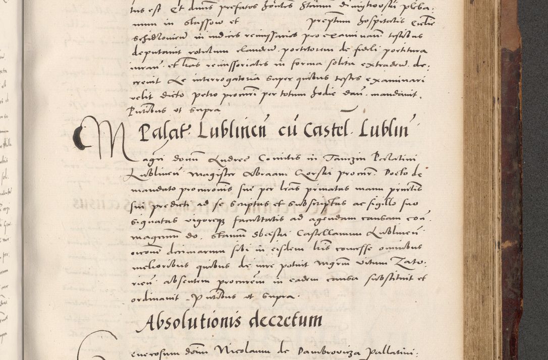 Zdjęcie nr 831 dla obiektu archiwalnego: Acta actorum causarum, sentenciarum tam diffinitivarum quam interloquutoriarum, decretorum, obligationum, quietationum et constitucionum procuratorum coram reverendo domino Bartholomeo Ganthkowski cancellario Gnesnensi, archidiacono et reverendissimi in Christo patris domini Andree Dei gratia episcopi Cracoviensis vicario in spiritualibus generali Cracoviensi ad annum Domini millesimum quingentesimum quingentesimum secundum, cuius indictio decima, pontificatus Julii pape tercii, annus tercius, foeliciter continuantur.
