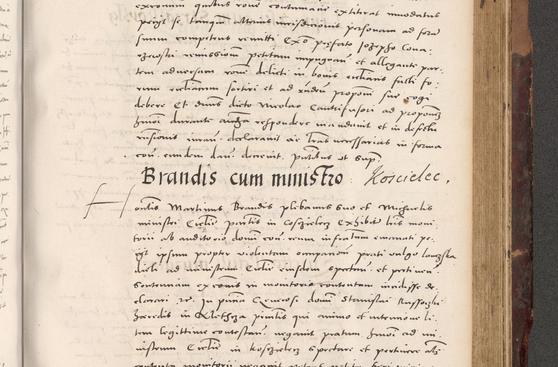 Zdjęcie nr 827 dla obiektu archiwalnego: Acta actorum causarum, sentenciarum tam diffinitivarum quam interloquutoriarum, decretorum, obligationum, quietationum et constitucionum procuratorum coram reverendo domino Bartholomeo Ganthkowski cancellario Gnesnensi, archidiacono et reverendissimi in Christo patris domini Andree Dei gratia episcopi Cracoviensis vicario in spiritualibus generali Cracoviensi ad annum Domini millesimum quingentesimum quingentesimum secundum, cuius indictio decima, pontificatus Julii pape tercii, annus tercius, foeliciter continuantur.