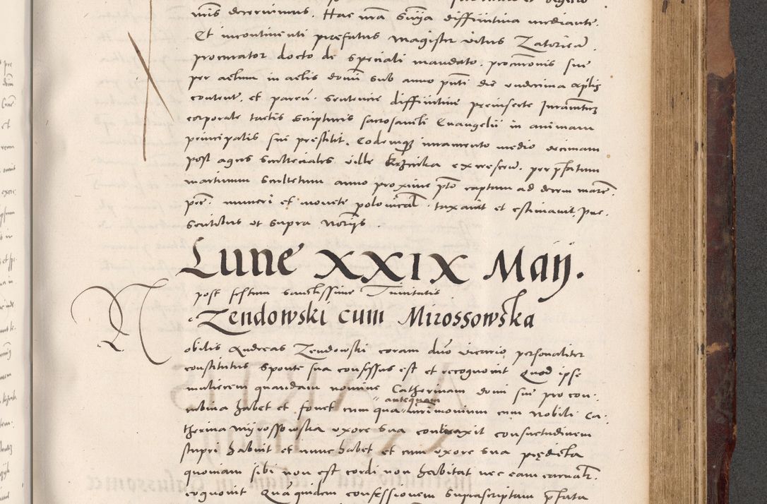 Zdjęcie nr 823 dla obiektu archiwalnego: Acta actorum causarum, sentenciarum tam diffinitivarum quam interloquutoriarum, decretorum, obligationum, quietationum et constitucionum procuratorum coram reverendo domino Bartholomeo Ganthkowski cancellario Gnesnensi, archidiacono et reverendissimi in Christo patris domini Andree Dei gratia episcopi Cracoviensis vicario in spiritualibus generali Cracoviensi ad annum Domini millesimum quingentesimum quingentesimum secundum, cuius indictio decima, pontificatus Julii pape tercii, annus tercius, foeliciter continuantur.