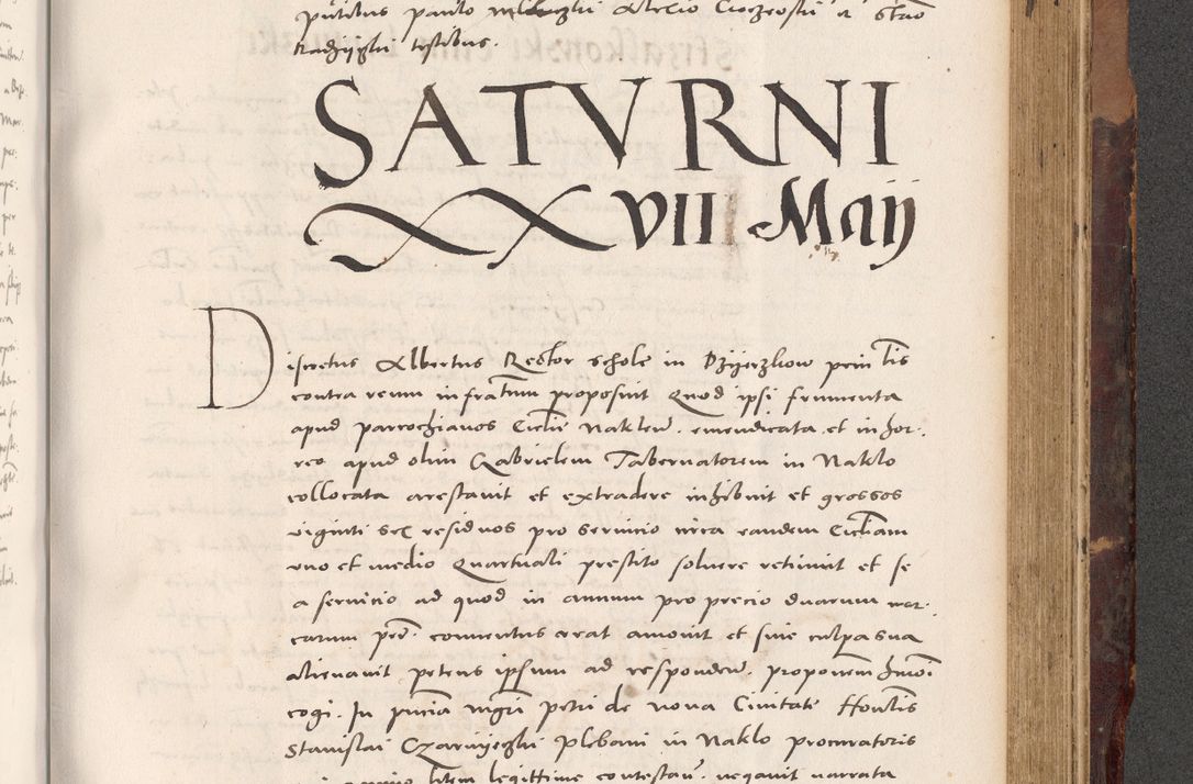 Zdjęcie nr 819 dla obiektu archiwalnego: Acta actorum causarum, sentenciarum tam diffinitivarum quam interloquutoriarum, decretorum, obligationum, quietationum et constitucionum procuratorum coram reverendo domino Bartholomeo Ganthkowski cancellario Gnesnensi, archidiacono et reverendissimi in Christo patris domini Andree Dei gratia episcopi Cracoviensis vicario in spiritualibus generali Cracoviensi ad annum Domini millesimum quingentesimum quingentesimum secundum, cuius indictio decima, pontificatus Julii pape tercii, annus tercius, foeliciter continuantur.
