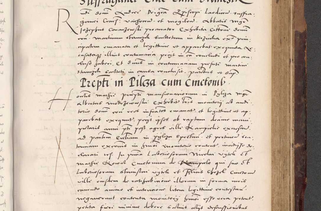 Zdjęcie nr 811 dla obiektu archiwalnego: Acta actorum causarum, sentenciarum tam diffinitivarum quam interloquutoriarum, decretorum, obligationum, quietationum et constitucionum procuratorum coram reverendo domino Bartholomeo Ganthkowski cancellario Gnesnensi, archidiacono et reverendissimi in Christo patris domini Andree Dei gratia episcopi Cracoviensis vicario in spiritualibus generali Cracoviensi ad annum Domini millesimum quingentesimum quingentesimum secundum, cuius indictio decima, pontificatus Julii pape tercii, annus tercius, foeliciter continuantur.