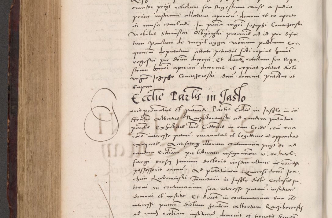 Zdjęcie nr 810 dla obiektu archiwalnego: Acta actorum causarum, sentenciarum tam diffinitivarum quam interloquutoriarum, decretorum, obligationum, quietationum et constitucionum procuratorum coram reverendo domino Bartholomeo Ganthkowski cancellario Gnesnensi, archidiacono et reverendissimi in Christo patris domini Andree Dei gratia episcopi Cracoviensis vicario in spiritualibus generali Cracoviensi ad annum Domini millesimum quingentesimum quingentesimum secundum, cuius indictio decima, pontificatus Julii pape tercii, annus tercius, foeliciter continuantur.