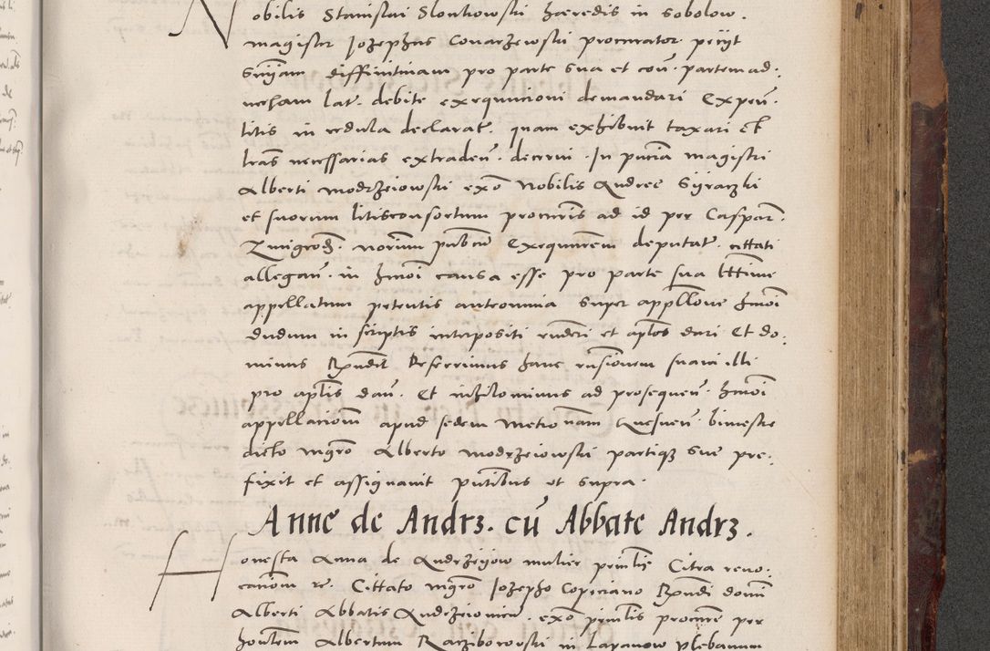 Zdjęcie nr 815 dla obiektu archiwalnego: Acta actorum causarum, sentenciarum tam diffinitivarum quam interloquutoriarum, decretorum, obligationum, quietationum et constitucionum procuratorum coram reverendo domino Bartholomeo Ganthkowski cancellario Gnesnensi, archidiacono et reverendissimi in Christo patris domini Andree Dei gratia episcopi Cracoviensis vicario in spiritualibus generali Cracoviensi ad annum Domini millesimum quingentesimum quingentesimum secundum, cuius indictio decima, pontificatus Julii pape tercii, annus tercius, foeliciter continuantur.