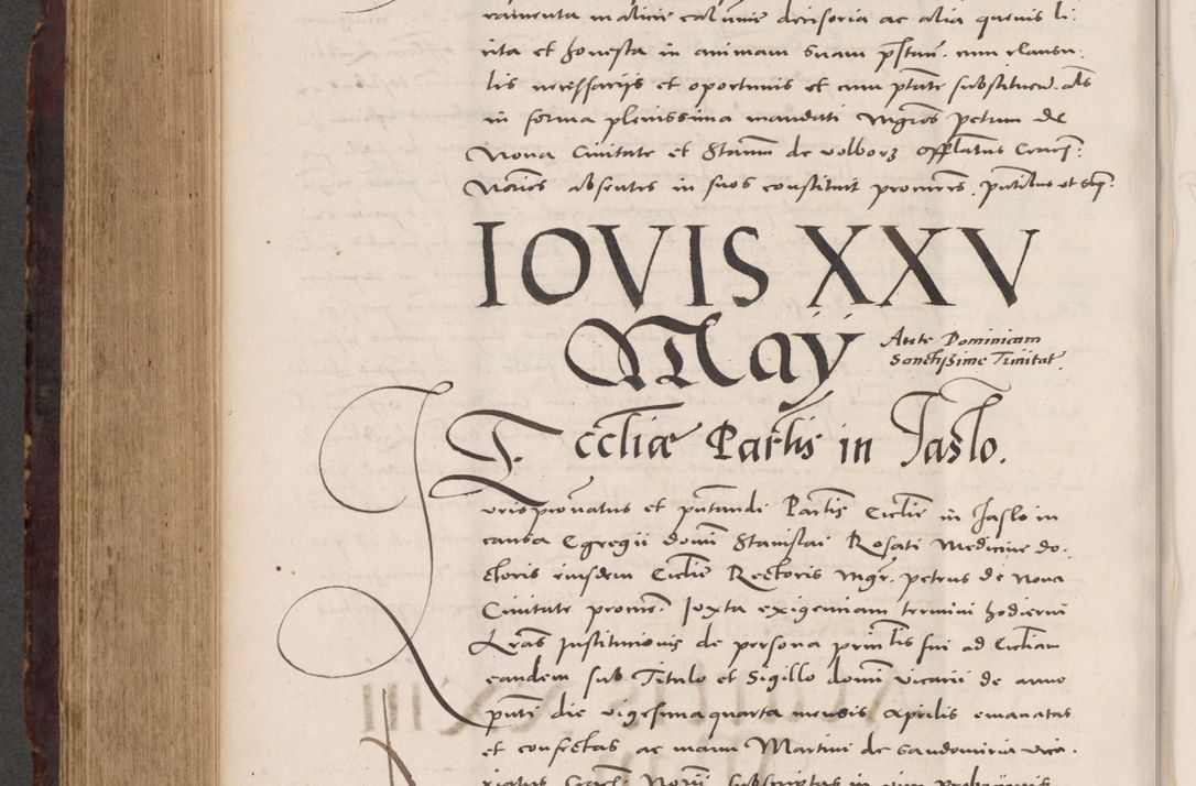 Zdjęcie nr 814 dla obiektu archiwalnego: Acta actorum causarum, sentenciarum tam diffinitivarum quam interloquutoriarum, decretorum, obligationum, quietationum et constitucionum procuratorum coram reverendo domino Bartholomeo Ganthkowski cancellario Gnesnensi, archidiacono et reverendissimi in Christo patris domini Andree Dei gratia episcopi Cracoviensis vicario in spiritualibus generali Cracoviensi ad annum Domini millesimum quingentesimum quingentesimum secundum, cuius indictio decima, pontificatus Julii pape tercii, annus tercius, foeliciter continuantur.