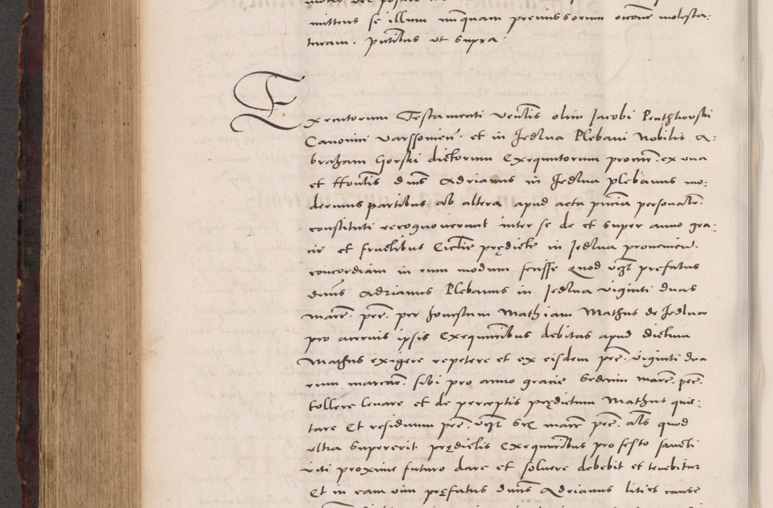 Zdjęcie nr 812 dla obiektu archiwalnego: Acta actorum causarum, sentenciarum tam diffinitivarum quam interloquutoriarum, decretorum, obligationum, quietationum et constitucionum procuratorum coram reverendo domino Bartholomeo Ganthkowski cancellario Gnesnensi, archidiacono et reverendissimi in Christo patris domini Andree Dei gratia episcopi Cracoviensis vicario in spiritualibus generali Cracoviensi ad annum Domini millesimum quingentesimum quingentesimum secundum, cuius indictio decima, pontificatus Julii pape tercii, annus tercius, foeliciter continuantur.