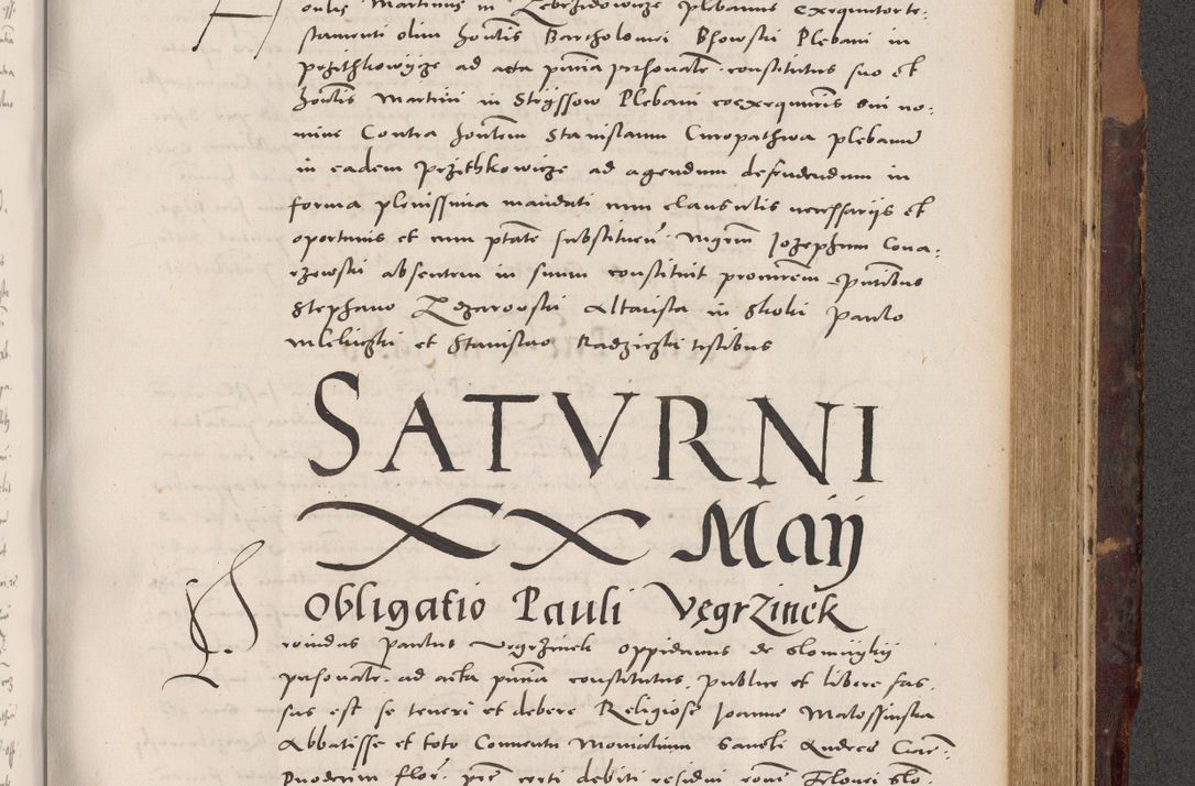 Zdjęcie nr 809 dla obiektu archiwalnego: Acta actorum causarum, sentenciarum tam diffinitivarum quam interloquutoriarum, decretorum, obligationum, quietationum et constitucionum procuratorum coram reverendo domino Bartholomeo Ganthkowski cancellario Gnesnensi, archidiacono et reverendissimi in Christo patris domini Andree Dei gratia episcopi Cracoviensis vicario in spiritualibus generali Cracoviensi ad annum Domini millesimum quingentesimum quingentesimum secundum, cuius indictio decima, pontificatus Julii pape tercii, annus tercius, foeliciter continuantur.