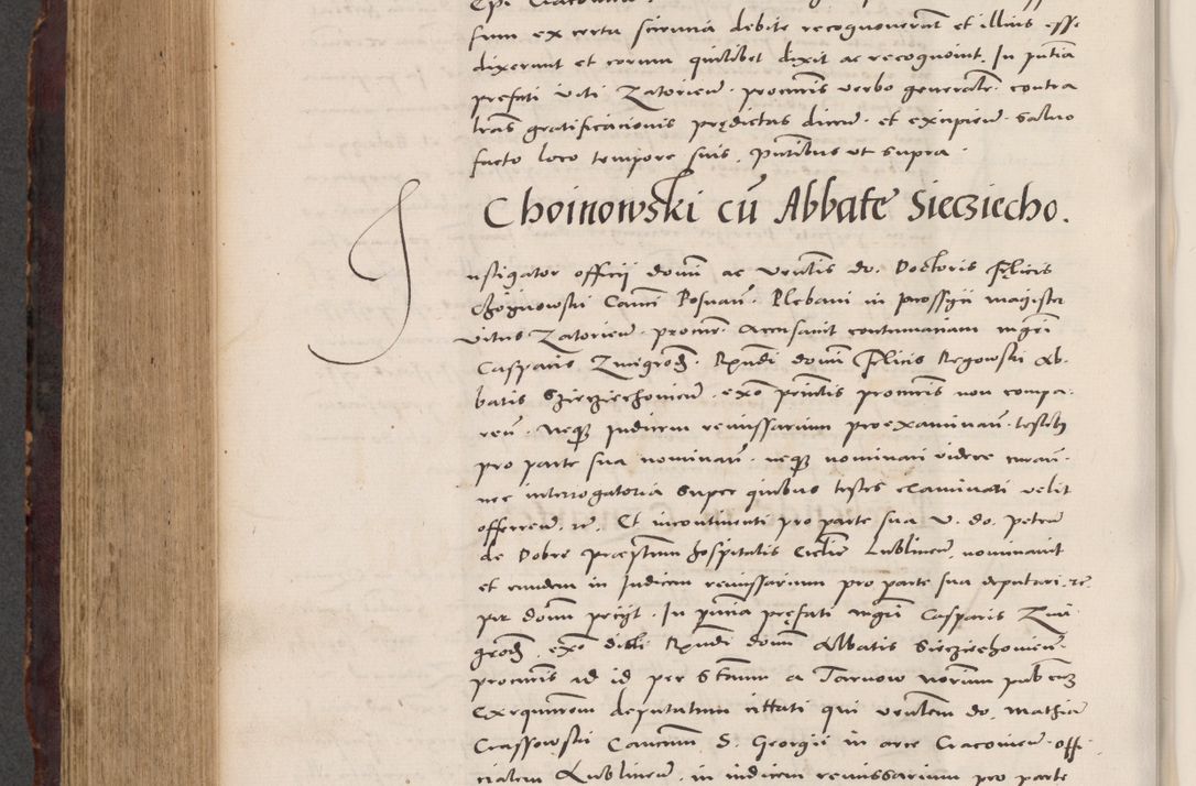 Zdjęcie nr 808 dla obiektu archiwalnego: Acta actorum causarum, sentenciarum tam diffinitivarum quam interloquutoriarum, decretorum, obligationum, quietationum et constitucionum procuratorum coram reverendo domino Bartholomeo Ganthkowski cancellario Gnesnensi, archidiacono et reverendissimi in Christo patris domini Andree Dei gratia episcopi Cracoviensis vicario in spiritualibus generali Cracoviensi ad annum Domini millesimum quingentesimum quingentesimum secundum, cuius indictio decima, pontificatus Julii pape tercii, annus tercius, foeliciter continuantur.