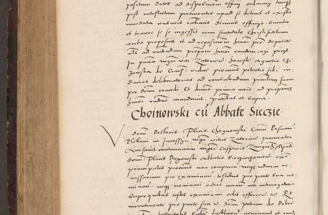 Zdjęcie nr 804 dla obiektu archiwalnego: Acta actorum causarum, sentenciarum tam diffinitivarum quam interloquutoriarum, decretorum, obligationum, quietationum et constitucionum procuratorum coram reverendo domino Bartholomeo Ganthkowski cancellario Gnesnensi, archidiacono et reverendissimi in Christo patris domini Andree Dei gratia episcopi Cracoviensis vicario in spiritualibus generali Cracoviensi ad annum Domini millesimum quingentesimum quingentesimum secundum, cuius indictio decima, pontificatus Julii pape tercii, annus tercius, foeliciter continuantur.