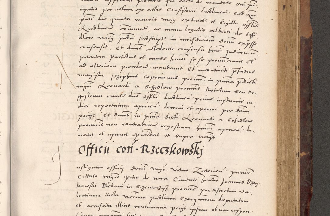Zdjęcie nr 803 dla obiektu archiwalnego: Acta actorum causarum, sentenciarum tam diffinitivarum quam interloquutoriarum, decretorum, obligationum, quietationum et constitucionum procuratorum coram reverendo domino Bartholomeo Ganthkowski cancellario Gnesnensi, archidiacono et reverendissimi in Christo patris domini Andree Dei gratia episcopi Cracoviensis vicario in spiritualibus generali Cracoviensi ad annum Domini millesimum quingentesimum quingentesimum secundum, cuius indictio decima, pontificatus Julii pape tercii, annus tercius, foeliciter continuantur.