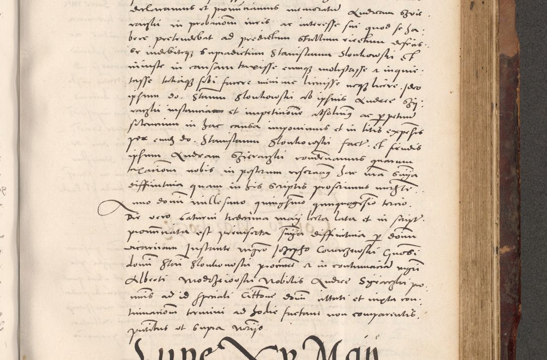Zdjęcie nr 785 dla obiektu archiwalnego: Acta actorum causarum, sentenciarum tam diffinitivarum quam interloquutoriarum, decretorum, obligationum, quietationum et constitucionum procuratorum coram reverendo domino Bartholomeo Ganthkowski cancellario Gnesnensi, archidiacono et reverendissimi in Christo patris domini Andree Dei gratia episcopi Cracoviensis vicario in spiritualibus generali Cracoviensi ad annum Domini millesimum quingentesimum quingentesimum secundum, cuius indictio decima, pontificatus Julii pape tercii, annus tercius, foeliciter continuantur.