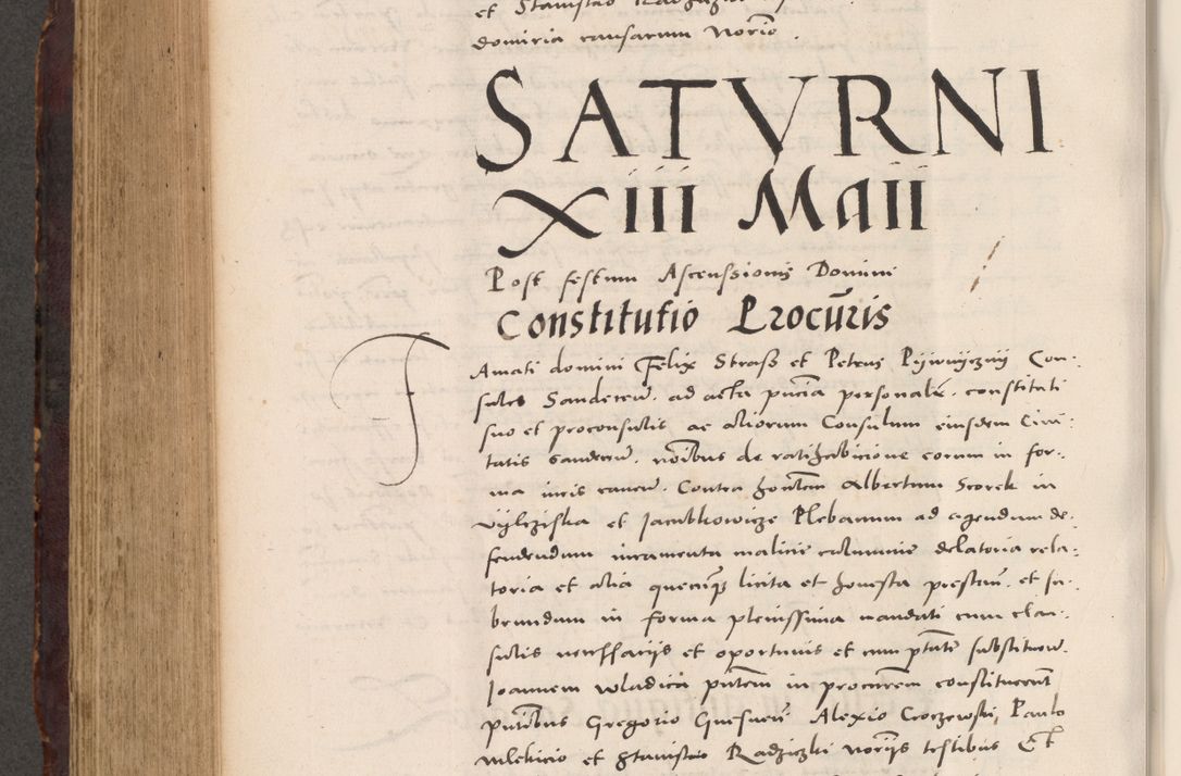 Zdjęcie nr 778 dla obiektu archiwalnego: Acta actorum causarum, sentenciarum tam diffinitivarum quam interloquutoriarum, decretorum, obligationum, quietationum et constitucionum procuratorum coram reverendo domino Bartholomeo Ganthkowski cancellario Gnesnensi, archidiacono et reverendissimi in Christo patris domini Andree Dei gratia episcopi Cracoviensis vicario in spiritualibus generali Cracoviensi ad annum Domini millesimum quingentesimum quingentesimum secundum, cuius indictio decima, pontificatus Julii pape tercii, annus tercius, foeliciter continuantur.