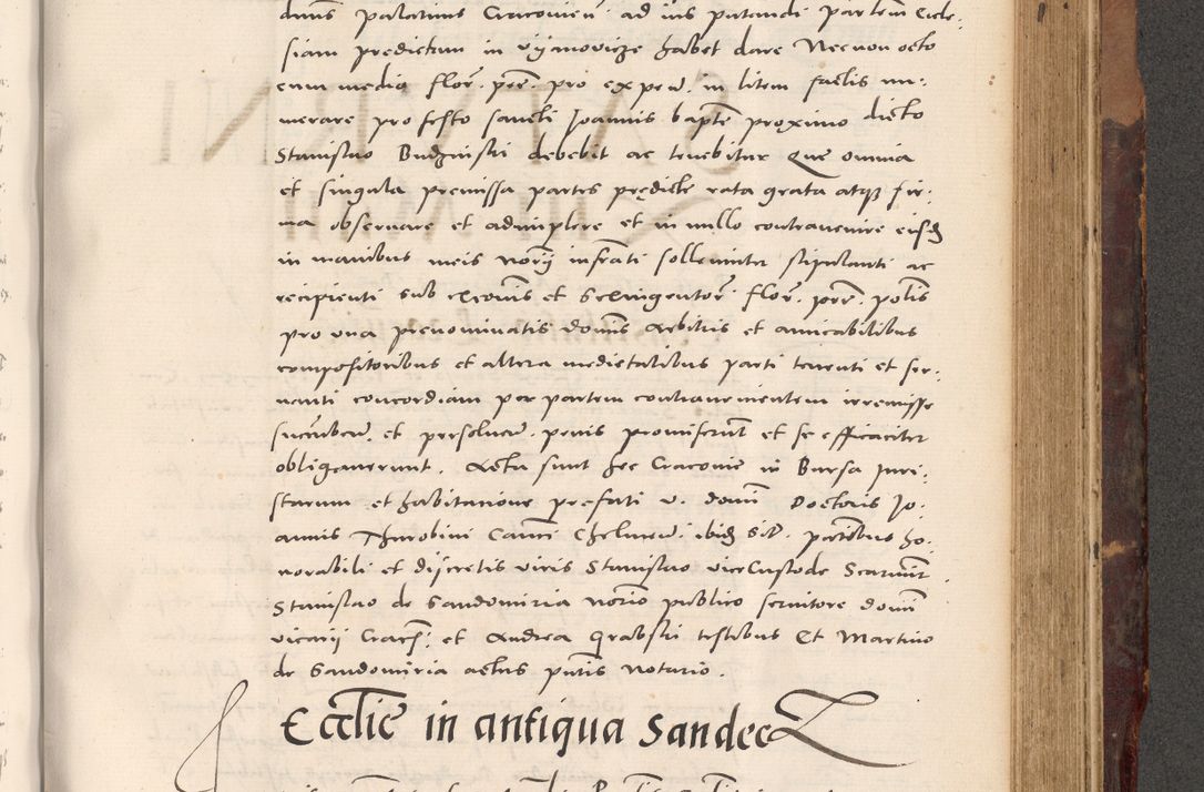 Zdjęcie nr 777 dla obiektu archiwalnego: Acta actorum causarum, sentenciarum tam diffinitivarum quam interloquutoriarum, decretorum, obligationum, quietationum et constitucionum procuratorum coram reverendo domino Bartholomeo Ganthkowski cancellario Gnesnensi, archidiacono et reverendissimi in Christo patris domini Andree Dei gratia episcopi Cracoviensis vicario in spiritualibus generali Cracoviensi ad annum Domini millesimum quingentesimum quingentesimum secundum, cuius indictio decima, pontificatus Julii pape tercii, annus tercius, foeliciter continuantur.
