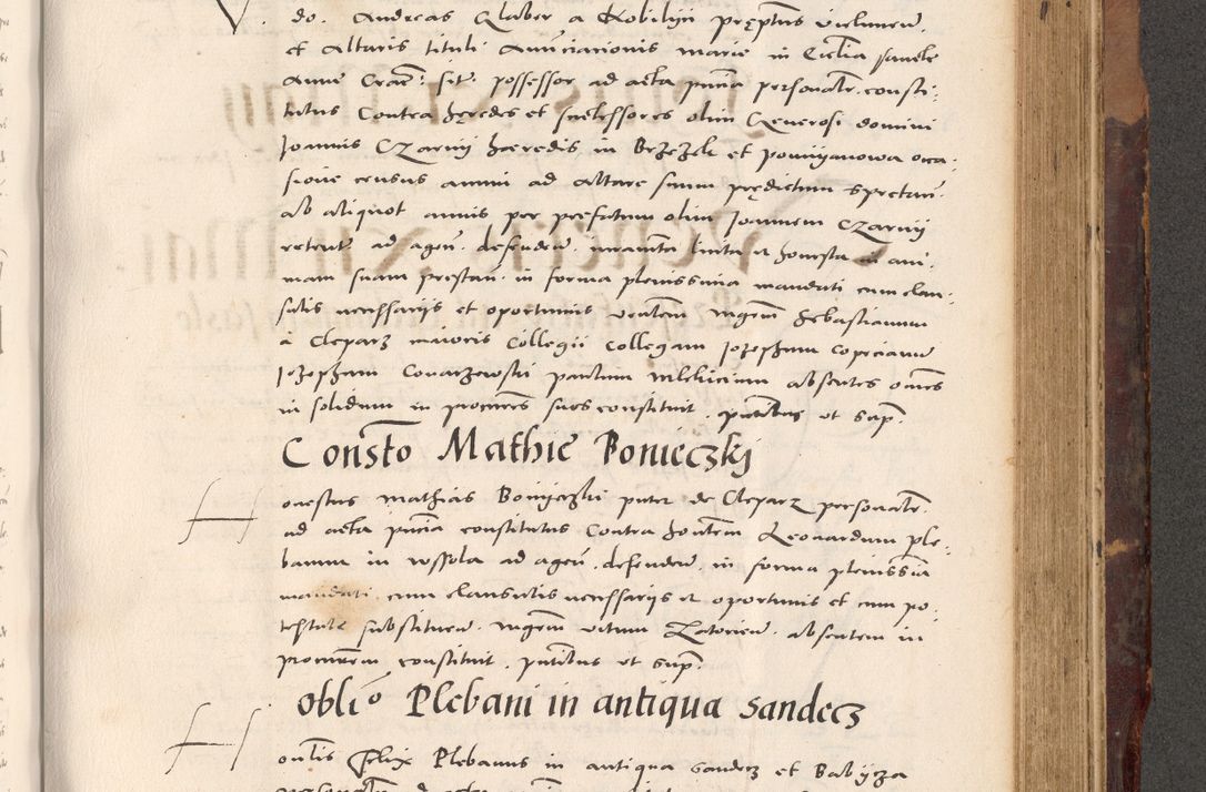 Zdjęcie nr 773 dla obiektu archiwalnego: Acta actorum causarum, sentenciarum tam diffinitivarum quam interloquutoriarum, decretorum, obligationum, quietationum et constitucionum procuratorum coram reverendo domino Bartholomeo Ganthkowski cancellario Gnesnensi, archidiacono et reverendissimi in Christo patris domini Andree Dei gratia episcopi Cracoviensis vicario in spiritualibus generali Cracoviensi ad annum Domini millesimum quingentesimum quingentesimum secundum, cuius indictio decima, pontificatus Julii pape tercii, annus tercius, foeliciter continuantur.