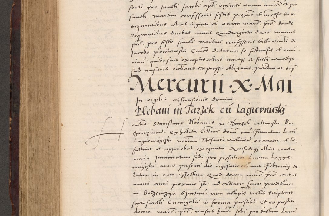 Zdjęcie nr 772 dla obiektu archiwalnego: Acta actorum causarum, sentenciarum tam diffinitivarum quam interloquutoriarum, decretorum, obligationum, quietationum et constitucionum procuratorum coram reverendo domino Bartholomeo Ganthkowski cancellario Gnesnensi, archidiacono et reverendissimi in Christo patris domini Andree Dei gratia episcopi Cracoviensis vicario in spiritualibus generali Cracoviensi ad annum Domini millesimum quingentesimum quingentesimum secundum, cuius indictio decima, pontificatus Julii pape tercii, annus tercius, foeliciter continuantur.