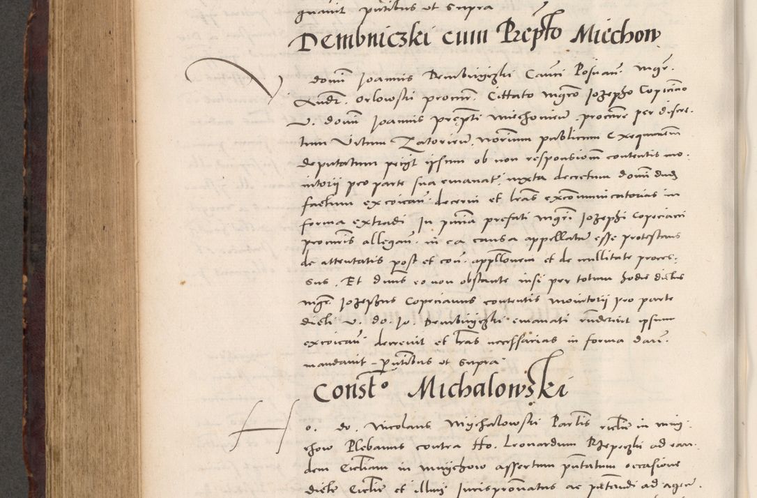 Zdjęcie nr 768 dla obiektu archiwalnego: Acta actorum causarum, sentenciarum tam diffinitivarum quam interloquutoriarum, decretorum, obligationum, quietationum et constitucionum procuratorum coram reverendo domino Bartholomeo Ganthkowski cancellario Gnesnensi, archidiacono et reverendissimi in Christo patris domini Andree Dei gratia episcopi Cracoviensis vicario in spiritualibus generali Cracoviensi ad annum Domini millesimum quingentesimum quingentesimum secundum, cuius indictio decima, pontificatus Julii pape tercii, annus tercius, foeliciter continuantur.