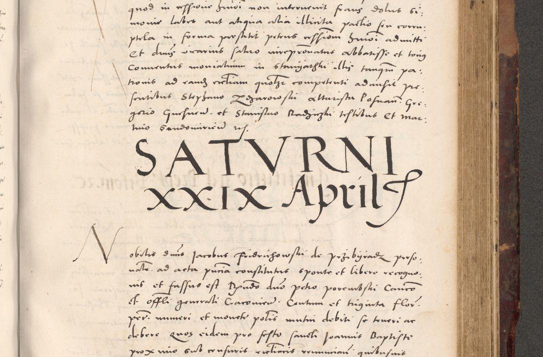 Zdjęcie nr 759 dla obiektu archiwalnego: Acta actorum causarum, sentenciarum tam diffinitivarum quam interloquutoriarum, decretorum, obligationum, quietationum et constitucionum procuratorum coram reverendo domino Bartholomeo Ganthkowski cancellario Gnesnensi, archidiacono et reverendissimi in Christo patris domini Andree Dei gratia episcopi Cracoviensis vicario in spiritualibus generali Cracoviensi ad annum Domini millesimum quingentesimum quingentesimum secundum, cuius indictio decima, pontificatus Julii pape tercii, annus tercius, foeliciter continuantur.