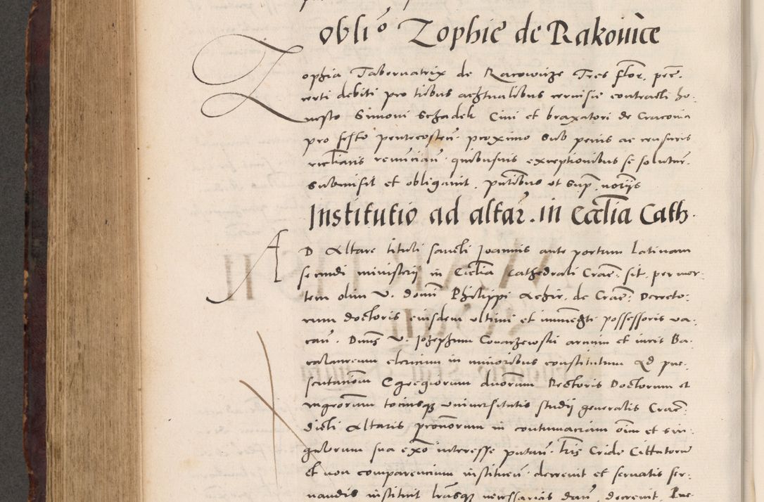 Zdjęcie nr 762 dla obiektu archiwalnego: Acta actorum causarum, sentenciarum tam diffinitivarum quam interloquutoriarum, decretorum, obligationum, quietationum et constitucionum procuratorum coram reverendo domino Bartholomeo Ganthkowski cancellario Gnesnensi, archidiacono et reverendissimi in Christo patris domini Andree Dei gratia episcopi Cracoviensis vicario in spiritualibus generali Cracoviensi ad annum Domini millesimum quingentesimum quingentesimum secundum, cuius indictio decima, pontificatus Julii pape tercii, annus tercius, foeliciter continuantur.