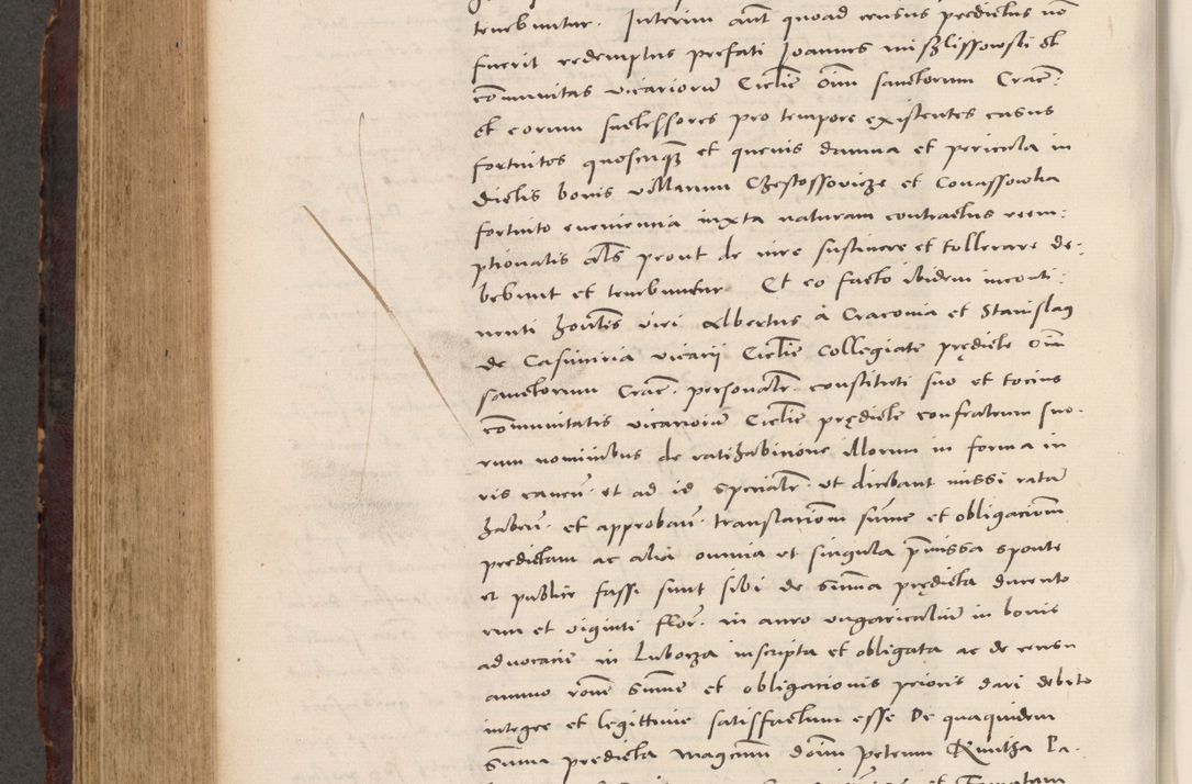 Zdjęcie nr 756 dla obiektu archiwalnego: Acta actorum causarum, sentenciarum tam diffinitivarum quam interloquutoriarum, decretorum, obligationum, quietationum et constitucionum procuratorum coram reverendo domino Bartholomeo Ganthkowski cancellario Gnesnensi, archidiacono et reverendissimi in Christo patris domini Andree Dei gratia episcopi Cracoviensis vicario in spiritualibus generali Cracoviensi ad annum Domini millesimum quingentesimum quingentesimum secundum, cuius indictio decima, pontificatus Julii pape tercii, annus tercius, foeliciter continuantur.