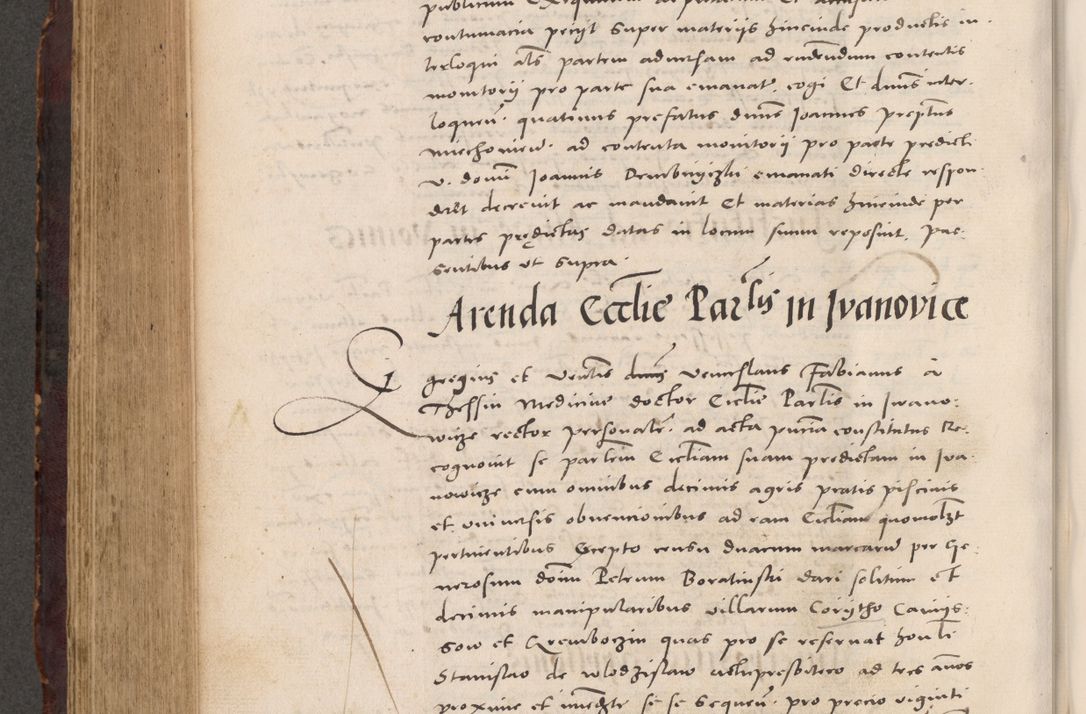Zdjęcie nr 752 dla obiektu archiwalnego: Acta actorum causarum, sentenciarum tam diffinitivarum quam interloquutoriarum, decretorum, obligationum, quietationum et constitucionum procuratorum coram reverendo domino Bartholomeo Ganthkowski cancellario Gnesnensi, archidiacono et reverendissimi in Christo patris domini Andree Dei gratia episcopi Cracoviensis vicario in spiritualibus generali Cracoviensi ad annum Domini millesimum quingentesimum quingentesimum secundum, cuius indictio decima, pontificatus Julii pape tercii, annus tercius, foeliciter continuantur.