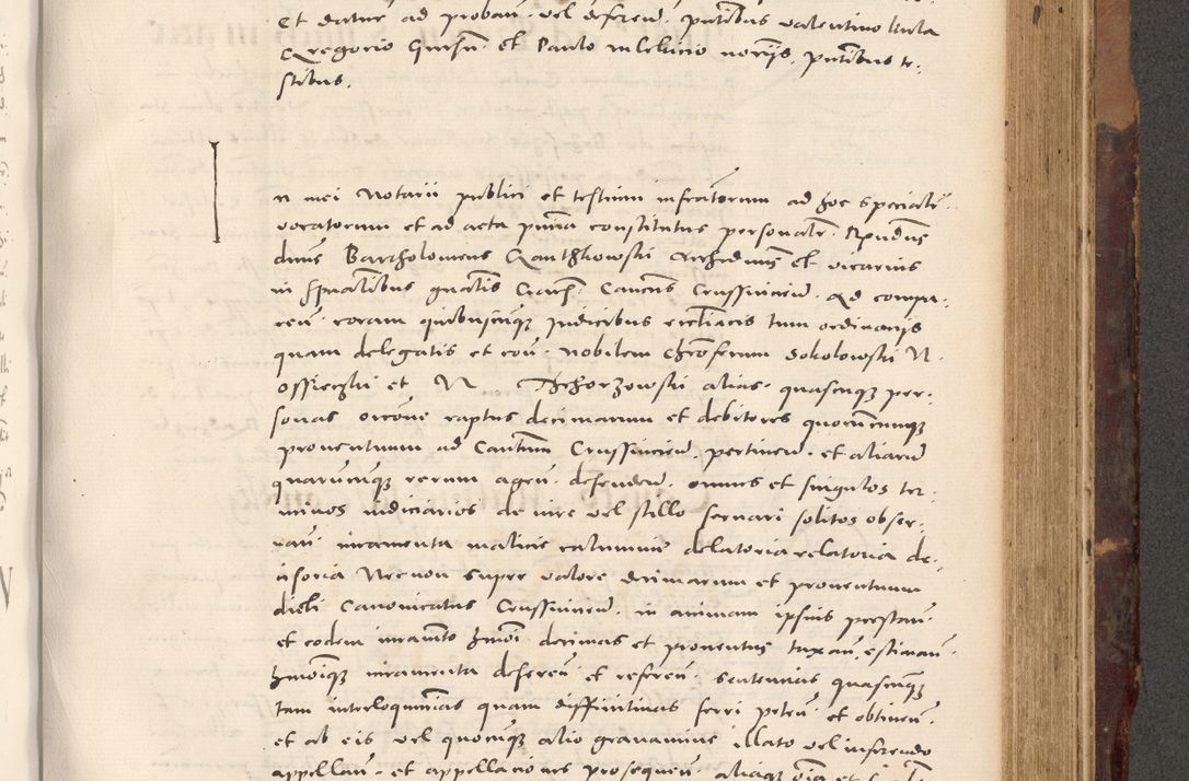 Zdjęcie nr 749 dla obiektu archiwalnego: Acta actorum causarum, sentenciarum tam diffinitivarum quam interloquutoriarum, decretorum, obligationum, quietationum et constitucionum procuratorum coram reverendo domino Bartholomeo Ganthkowski cancellario Gnesnensi, archidiacono et reverendissimi in Christo patris domini Andree Dei gratia episcopi Cracoviensis vicario in spiritualibus generali Cracoviensi ad annum Domini millesimum quingentesimum quingentesimum secundum, cuius indictio decima, pontificatus Julii pape tercii, annus tercius, foeliciter continuantur.