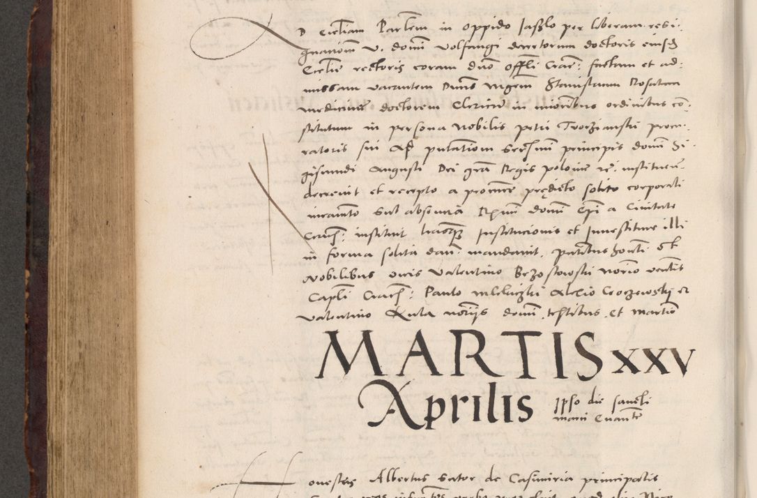 Zdjęcie nr 748 dla obiektu archiwalnego: Acta actorum causarum, sentenciarum tam diffinitivarum quam interloquutoriarum, decretorum, obligationum, quietationum et constitucionum procuratorum coram reverendo domino Bartholomeo Ganthkowski cancellario Gnesnensi, archidiacono et reverendissimi in Christo patris domini Andree Dei gratia episcopi Cracoviensis vicario in spiritualibus generali Cracoviensi ad annum Domini millesimum quingentesimum quingentesimum secundum, cuius indictio decima, pontificatus Julii pape tercii, annus tercius, foeliciter continuantur.