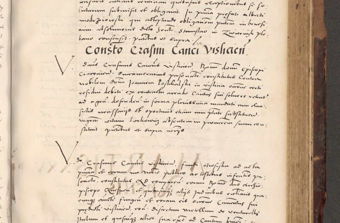 Zdjęcie nr 747 dla obiektu archiwalnego: Acta actorum causarum, sentenciarum tam diffinitivarum quam interloquutoriarum, decretorum, obligationum, quietationum et constitucionum procuratorum coram reverendo domino Bartholomeo Ganthkowski cancellario Gnesnensi, archidiacono et reverendissimi in Christo patris domini Andree Dei gratia episcopi Cracoviensis vicario in spiritualibus generali Cracoviensi ad annum Domini millesimum quingentesimum quingentesimum secundum, cuius indictio decima, pontificatus Julii pape tercii, annus tercius, foeliciter continuantur.