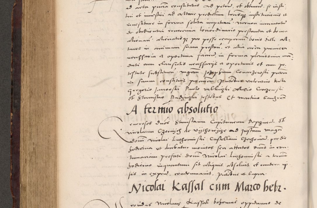 Zdjęcie nr 744 dla obiektu archiwalnego: Acta actorum causarum, sentenciarum tam diffinitivarum quam interloquutoriarum, decretorum, obligationum, quietationum et constitucionum procuratorum coram reverendo domino Bartholomeo Ganthkowski cancellario Gnesnensi, archidiacono et reverendissimi in Christo patris domini Andree Dei gratia episcopi Cracoviensis vicario in spiritualibus generali Cracoviensi ad annum Domini millesimum quingentesimum quingentesimum secundum, cuius indictio decima, pontificatus Julii pape tercii, annus tercius, foeliciter continuantur.