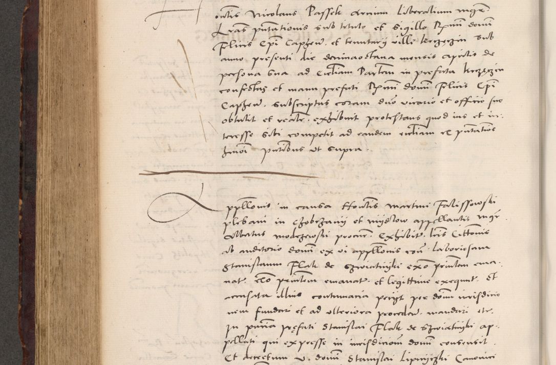 Zdjęcie nr 742 dla obiektu archiwalnego: Acta actorum causarum, sentenciarum tam diffinitivarum quam interloquutoriarum, decretorum, obligationum, quietationum et constitucionum procuratorum coram reverendo domino Bartholomeo Ganthkowski cancellario Gnesnensi, archidiacono et reverendissimi in Christo patris domini Andree Dei gratia episcopi Cracoviensis vicario in spiritualibus generali Cracoviensi ad annum Domini millesimum quingentesimum quingentesimum secundum, cuius indictio decima, pontificatus Julii pape tercii, annus tercius, foeliciter continuantur.