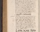 Zdjęcie nr 736 dla obiektu archiwalnego: Acta actorum causarum, sentenciarum tam diffinitivarum quam interloquutoriarum, decretorum, obligationum, quietationum et constitucionum procuratorum coram reverendo domino Bartholomeo Ganthkowski cancellario Gnesnensi, archidiacono et reverendissimi in Christo patris domini Andree Dei gratia episcopi Cracoviensis vicario in spiritualibus generali Cracoviensi ad annum Domini millesimum quingentesimum quingentesimum secundum, cuius indictio decima, pontificatus Julii pape tercii, annus tercius, foeliciter continuantur.