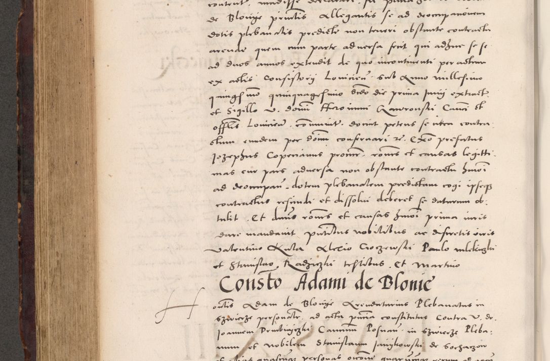 Zdjęcie nr 730 dla obiektu archiwalnego: Acta actorum causarum, sentenciarum tam diffinitivarum quam interloquutoriarum, decretorum, obligationum, quietationum et constitucionum procuratorum coram reverendo domino Bartholomeo Ganthkowski cancellario Gnesnensi, archidiacono et reverendissimi in Christo patris domini Andree Dei gratia episcopi Cracoviensis vicario in spiritualibus generali Cracoviensi ad annum Domini millesimum quingentesimum quingentesimum secundum, cuius indictio decima, pontificatus Julii pape tercii, annus tercius, foeliciter continuantur.
