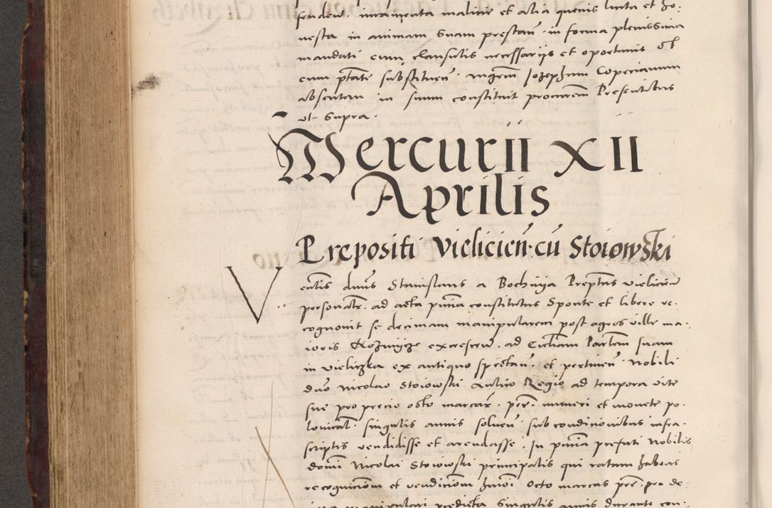 Zdjęcie nr 728 dla obiektu archiwalnego: Acta actorum causarum, sentenciarum tam diffinitivarum quam interloquutoriarum, decretorum, obligationum, quietationum et constitucionum procuratorum coram reverendo domino Bartholomeo Ganthkowski cancellario Gnesnensi, archidiacono et reverendissimi in Christo patris domini Andree Dei gratia episcopi Cracoviensis vicario in spiritualibus generali Cracoviensi ad annum Domini millesimum quingentesimum quingentesimum secundum, cuius indictio decima, pontificatus Julii pape tercii, annus tercius, foeliciter continuantur.