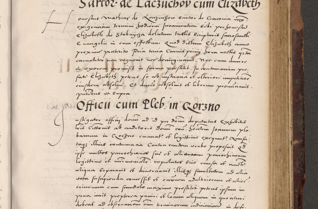 Zdjęcie nr 727 dla obiektu archiwalnego: Acta actorum causarum, sentenciarum tam diffinitivarum quam interloquutoriarum, decretorum, obligationum, quietationum et constitucionum procuratorum coram reverendo domino Bartholomeo Ganthkowski cancellario Gnesnensi, archidiacono et reverendissimi in Christo patris domini Andree Dei gratia episcopi Cracoviensis vicario in spiritualibus generali Cracoviensi ad annum Domini millesimum quingentesimum quingentesimum secundum, cuius indictio decima, pontificatus Julii pape tercii, annus tercius, foeliciter continuantur.