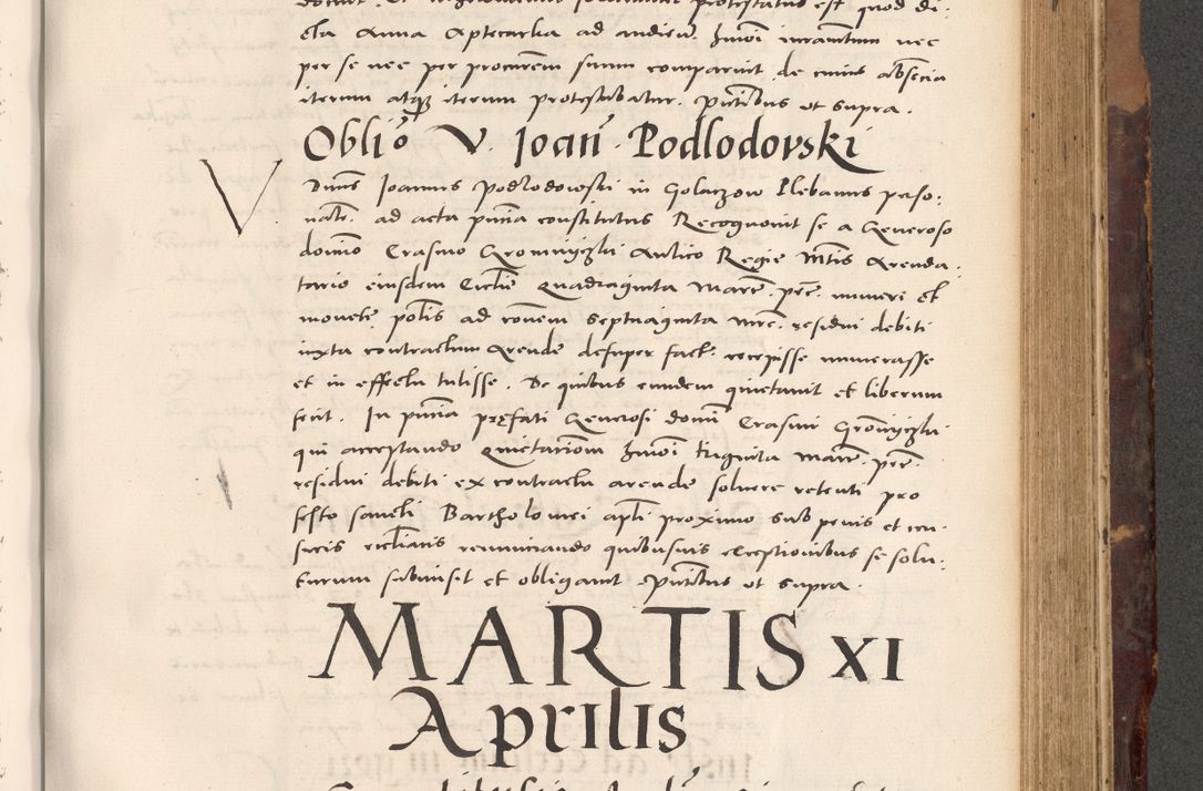 Zdjęcie nr 717 dla obiektu archiwalnego: Acta actorum causarum, sentenciarum tam diffinitivarum quam interloquutoriarum, decretorum, obligationum, quietationum et constitucionum procuratorum coram reverendo domino Bartholomeo Ganthkowski cancellario Gnesnensi, archidiacono et reverendissimi in Christo patris domini Andree Dei gratia episcopi Cracoviensis vicario in spiritualibus generali Cracoviensi ad annum Domini millesimum quingentesimum quingentesimum secundum, cuius indictio decima, pontificatus Julii pape tercii, annus tercius, foeliciter continuantur.