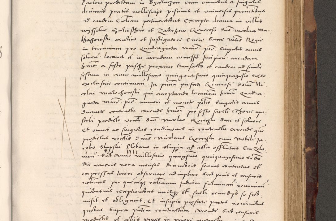 Zdjęcie nr 715 dla obiektu archiwalnego: Acta actorum causarum, sentenciarum tam diffinitivarum quam interloquutoriarum, decretorum, obligationum, quietationum et constitucionum procuratorum coram reverendo domino Bartholomeo Ganthkowski cancellario Gnesnensi, archidiacono et reverendissimi in Christo patris domini Andree Dei gratia episcopi Cracoviensis vicario in spiritualibus generali Cracoviensi ad annum Domini millesimum quingentesimum quingentesimum secundum, cuius indictio decima, pontificatus Julii pape tercii, annus tercius, foeliciter continuantur.