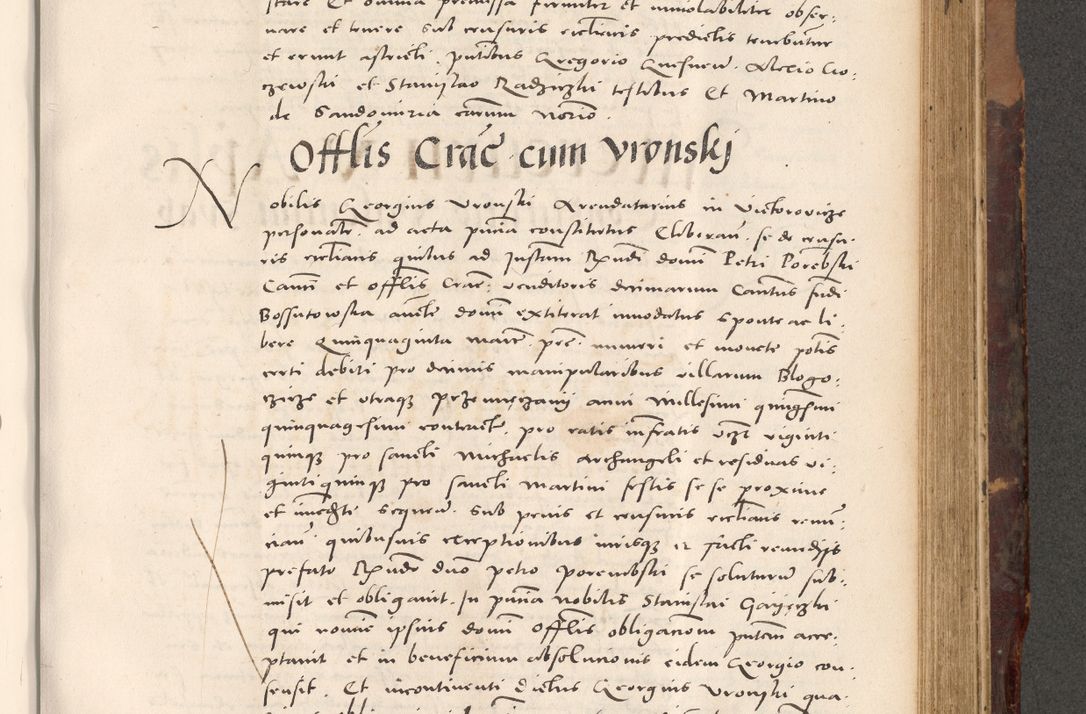 Zdjęcie nr 711 dla obiektu archiwalnego: Acta actorum causarum, sentenciarum tam diffinitivarum quam interloquutoriarum, decretorum, obligationum, quietationum et constitucionum procuratorum coram reverendo domino Bartholomeo Ganthkowski cancellario Gnesnensi, archidiacono et reverendissimi in Christo patris domini Andree Dei gratia episcopi Cracoviensis vicario in spiritualibus generali Cracoviensi ad annum Domini millesimum quingentesimum quingentesimum secundum, cuius indictio decima, pontificatus Julii pape tercii, annus tercius, foeliciter continuantur.