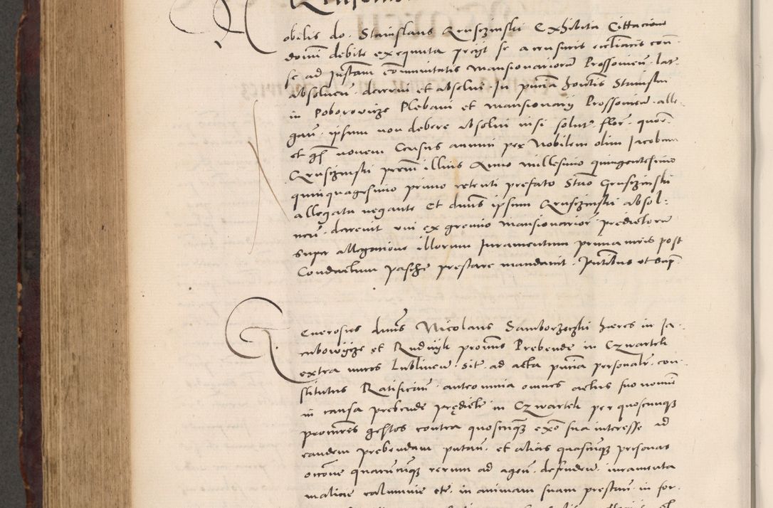 Zdjęcie nr 708 dla obiektu archiwalnego: Acta actorum causarum, sentenciarum tam diffinitivarum quam interloquutoriarum, decretorum, obligationum, quietationum et constitucionum procuratorum coram reverendo domino Bartholomeo Ganthkowski cancellario Gnesnensi, archidiacono et reverendissimi in Christo patris domini Andree Dei gratia episcopi Cracoviensis vicario in spiritualibus generali Cracoviensi ad annum Domini millesimum quingentesimum quingentesimum secundum, cuius indictio decima, pontificatus Julii pape tercii, annus tercius, foeliciter continuantur.