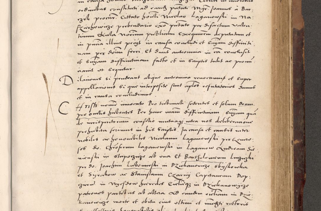 Zdjęcie nr 695 dla obiektu archiwalnego: Acta actorum causarum, sentenciarum tam diffinitivarum quam interloquutoriarum, decretorum, obligationum, quietationum et constitucionum procuratorum coram reverendo domino Bartholomeo Ganthkowski cancellario Gnesnensi, archidiacono et reverendissimi in Christo patris domini Andree Dei gratia episcopi Cracoviensis vicario in spiritualibus generali Cracoviensi ad annum Domini millesimum quingentesimum quingentesimum secundum, cuius indictio decima, pontificatus Julii pape tercii, annus tercius, foeliciter continuantur.
