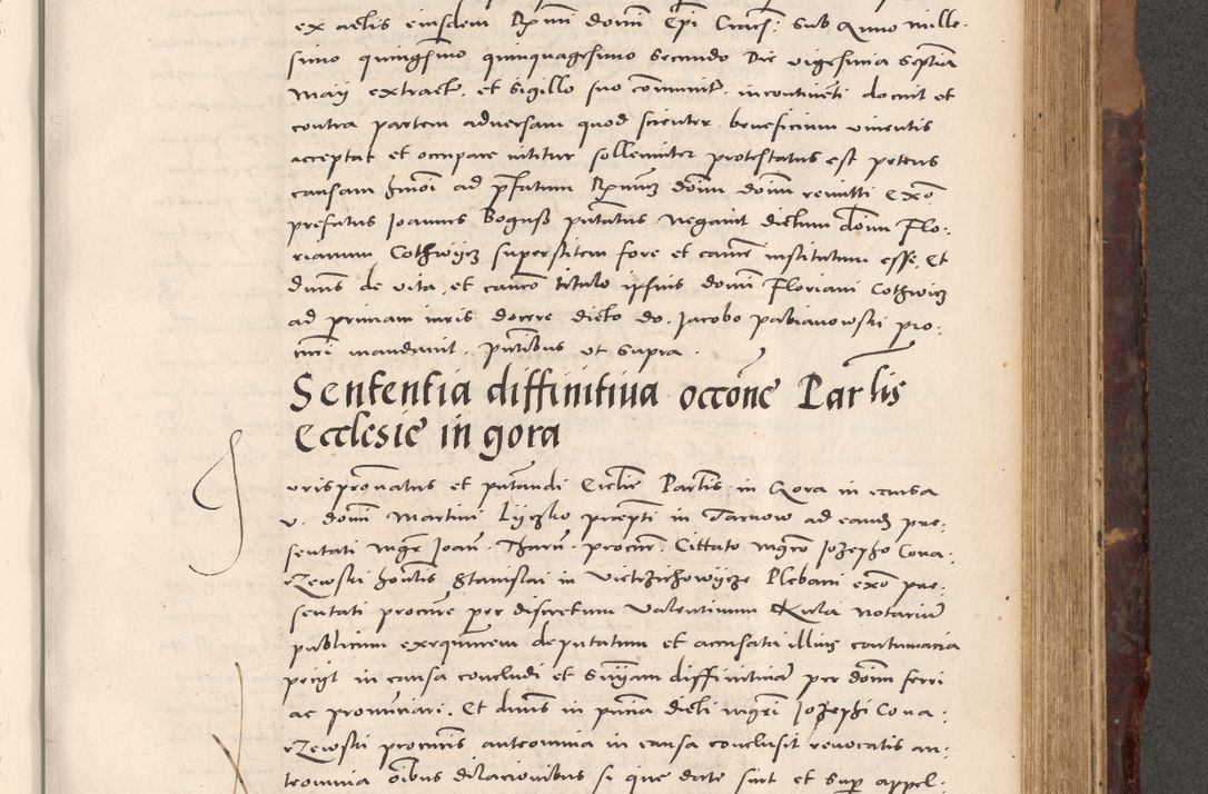 Zdjęcie nr 693 dla obiektu archiwalnego: Acta actorum causarum, sentenciarum tam diffinitivarum quam interloquutoriarum, decretorum, obligationum, quietationum et constitucionum procuratorum coram reverendo domino Bartholomeo Ganthkowski cancellario Gnesnensi, archidiacono et reverendissimi in Christo patris domini Andree Dei gratia episcopi Cracoviensis vicario in spiritualibus generali Cracoviensi ad annum Domini millesimum quingentesimum quingentesimum secundum, cuius indictio decima, pontificatus Julii pape tercii, annus tercius, foeliciter continuantur.