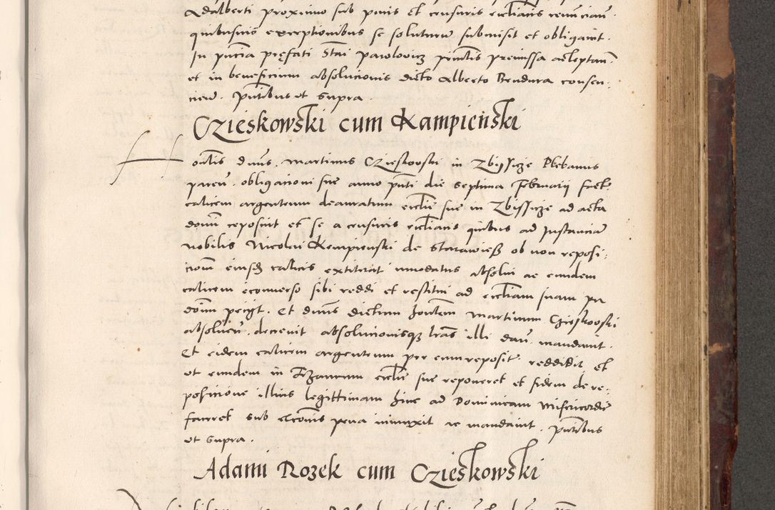 Zdjęcie nr 691 dla obiektu archiwalnego: Acta actorum causarum, sentenciarum tam diffinitivarum quam interloquutoriarum, decretorum, obligationum, quietationum et constitucionum procuratorum coram reverendo domino Bartholomeo Ganthkowski cancellario Gnesnensi, archidiacono et reverendissimi in Christo patris domini Andree Dei gratia episcopi Cracoviensis vicario in spiritualibus generali Cracoviensi ad annum Domini millesimum quingentesimum quingentesimum secundum, cuius indictio decima, pontificatus Julii pape tercii, annus tercius, foeliciter continuantur.