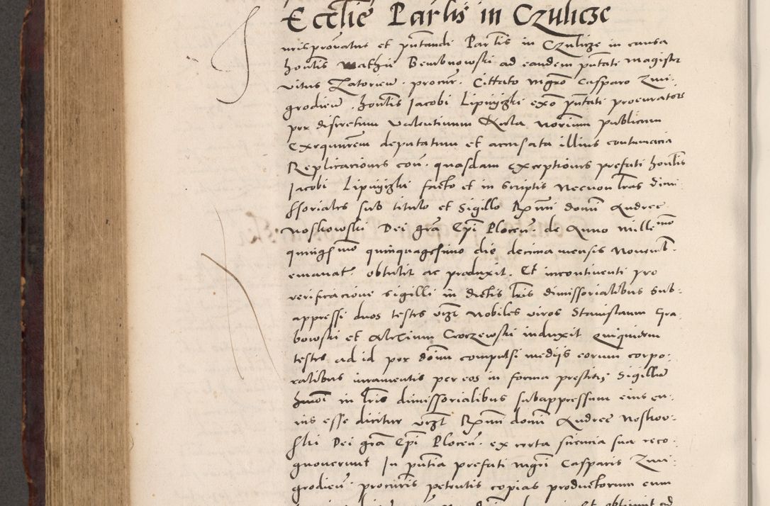 Zdjęcie nr 686 dla obiektu archiwalnego: Acta actorum causarum, sentenciarum tam diffinitivarum quam interloquutoriarum, decretorum, obligationum, quietationum et constitucionum procuratorum coram reverendo domino Bartholomeo Ganthkowski cancellario Gnesnensi, archidiacono et reverendissimi in Christo patris domini Andree Dei gratia episcopi Cracoviensis vicario in spiritualibus generali Cracoviensi ad annum Domini millesimum quingentesimum quingentesimum secundum, cuius indictio decima, pontificatus Julii pape tercii, annus tercius, foeliciter continuantur.