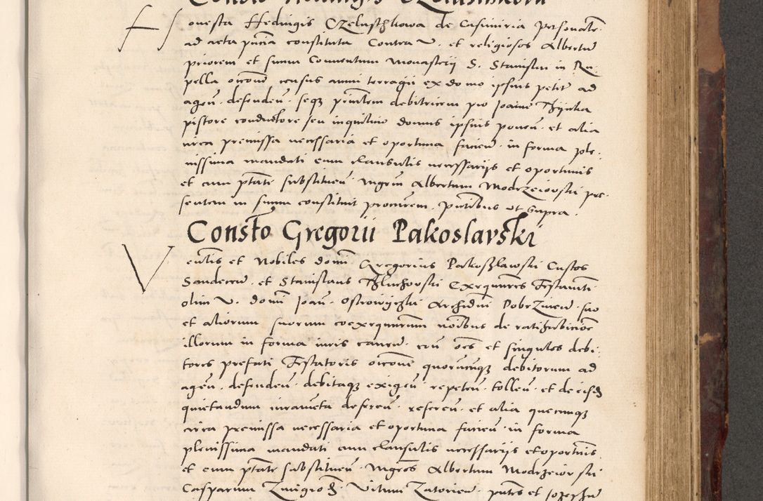 Zdjęcie nr 685 dla obiektu archiwalnego: Acta actorum causarum, sentenciarum tam diffinitivarum quam interloquutoriarum, decretorum, obligationum, quietationum et constitucionum procuratorum coram reverendo domino Bartholomeo Ganthkowski cancellario Gnesnensi, archidiacono et reverendissimi in Christo patris domini Andree Dei gratia episcopi Cracoviensis vicario in spiritualibus generali Cracoviensi ad annum Domini millesimum quingentesimum quingentesimum secundum, cuius indictio decima, pontificatus Julii pape tercii, annus tercius, foeliciter continuantur.