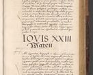 Zdjęcie nr 683 dla obiektu archiwalnego: Acta actorum causarum, sentenciarum tam diffinitivarum quam interloquutoriarum, decretorum, obligationum, quietationum et constitucionum procuratorum coram reverendo domino Bartholomeo Ganthkowski cancellario Gnesnensi, archidiacono et reverendissimi in Christo patris domini Andree Dei gratia episcopi Cracoviensis vicario in spiritualibus generali Cracoviensi ad annum Domini millesimum quingentesimum quingentesimum secundum, cuius indictio decima, pontificatus Julii pape tercii, annus tercius, foeliciter continuantur.
