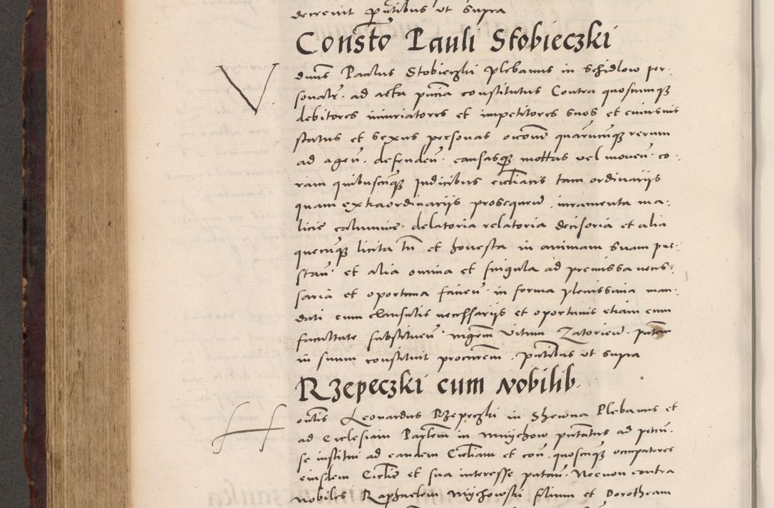Zdjęcie nr 678 dla obiektu archiwalnego: Acta actorum causarum, sentenciarum tam diffinitivarum quam interloquutoriarum, decretorum, obligationum, quietationum et constitucionum procuratorum coram reverendo domino Bartholomeo Ganthkowski cancellario Gnesnensi, archidiacono et reverendissimi in Christo patris domini Andree Dei gratia episcopi Cracoviensis vicario in spiritualibus generali Cracoviensi ad annum Domini millesimum quingentesimum quingentesimum secundum, cuius indictio decima, pontificatus Julii pape tercii, annus tercius, foeliciter continuantur.