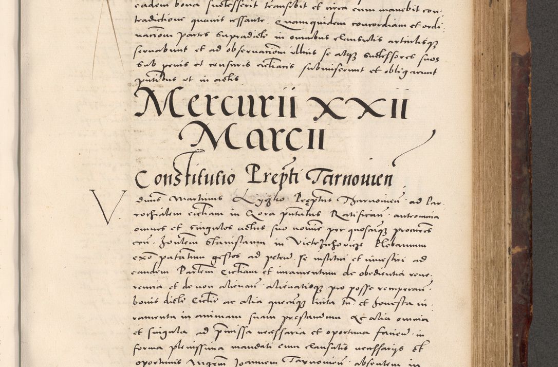 Zdjęcie nr 681 dla obiektu archiwalnego: Acta actorum causarum, sentenciarum tam diffinitivarum quam interloquutoriarum, decretorum, obligationum, quietationum et constitucionum procuratorum coram reverendo domino Bartholomeo Ganthkowski cancellario Gnesnensi, archidiacono et reverendissimi in Christo patris domini Andree Dei gratia episcopi Cracoviensis vicario in spiritualibus generali Cracoviensi ad annum Domini millesimum quingentesimum quingentesimum secundum, cuius indictio decima, pontificatus Julii pape tercii, annus tercius, foeliciter continuantur.