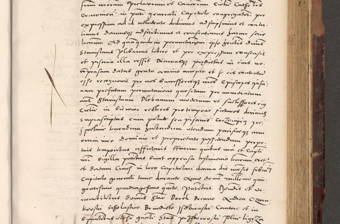 Zdjęcie nr 671 dla obiektu archiwalnego: Acta actorum causarum, sentenciarum tam diffinitivarum quam interloquutoriarum, decretorum, obligationum, quietationum et constitucionum procuratorum coram reverendo domino Bartholomeo Ganthkowski cancellario Gnesnensi, archidiacono et reverendissimi in Christo patris domini Andree Dei gratia episcopi Cracoviensis vicario in spiritualibus generali Cracoviensi ad annum Domini millesimum quingentesimum quingentesimum secundum, cuius indictio decima, pontificatus Julii pape tercii, annus tercius, foeliciter continuantur.
