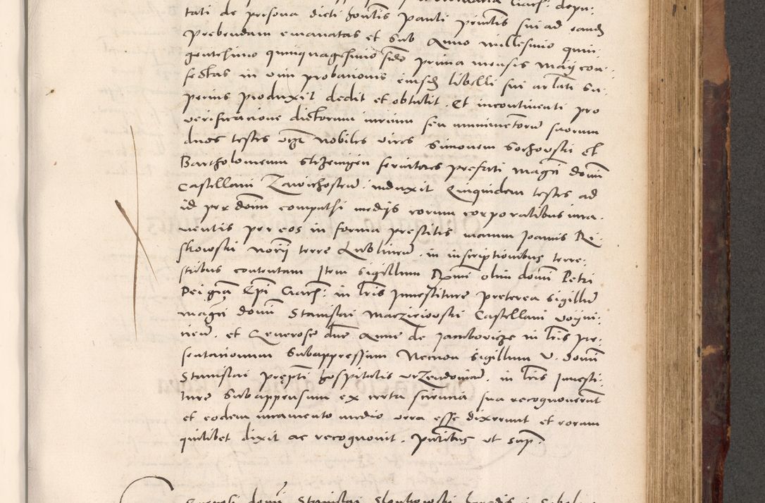 Zdjęcie nr 675 dla obiektu archiwalnego: Acta actorum causarum, sentenciarum tam diffinitivarum quam interloquutoriarum, decretorum, obligationum, quietationum et constitucionum procuratorum coram reverendo domino Bartholomeo Ganthkowski cancellario Gnesnensi, archidiacono et reverendissimi in Christo patris domini Andree Dei gratia episcopi Cracoviensis vicario in spiritualibus generali Cracoviensi ad annum Domini millesimum quingentesimum quingentesimum secundum, cuius indictio decima, pontificatus Julii pape tercii, annus tercius, foeliciter continuantur.