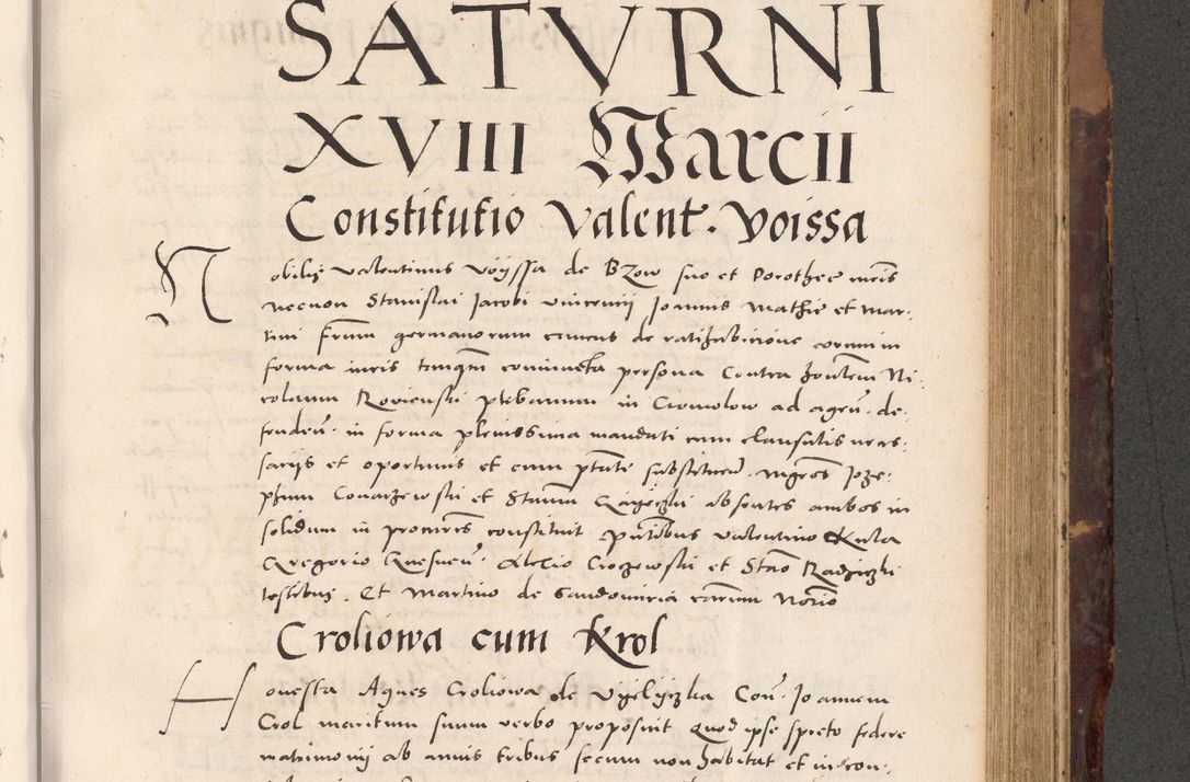 Zdjęcie nr 661 dla obiektu archiwalnego: Acta actorum causarum, sentenciarum tam diffinitivarum quam interloquutoriarum, decretorum, obligationum, quietationum et constitucionum procuratorum coram reverendo domino Bartholomeo Ganthkowski cancellario Gnesnensi, archidiacono et reverendissimi in Christo patris domini Andree Dei gratia episcopi Cracoviensis vicario in spiritualibus generali Cracoviensi ad annum Domini millesimum quingentesimum quingentesimum secundum, cuius indictio decima, pontificatus Julii pape tercii, annus tercius, foeliciter continuantur.